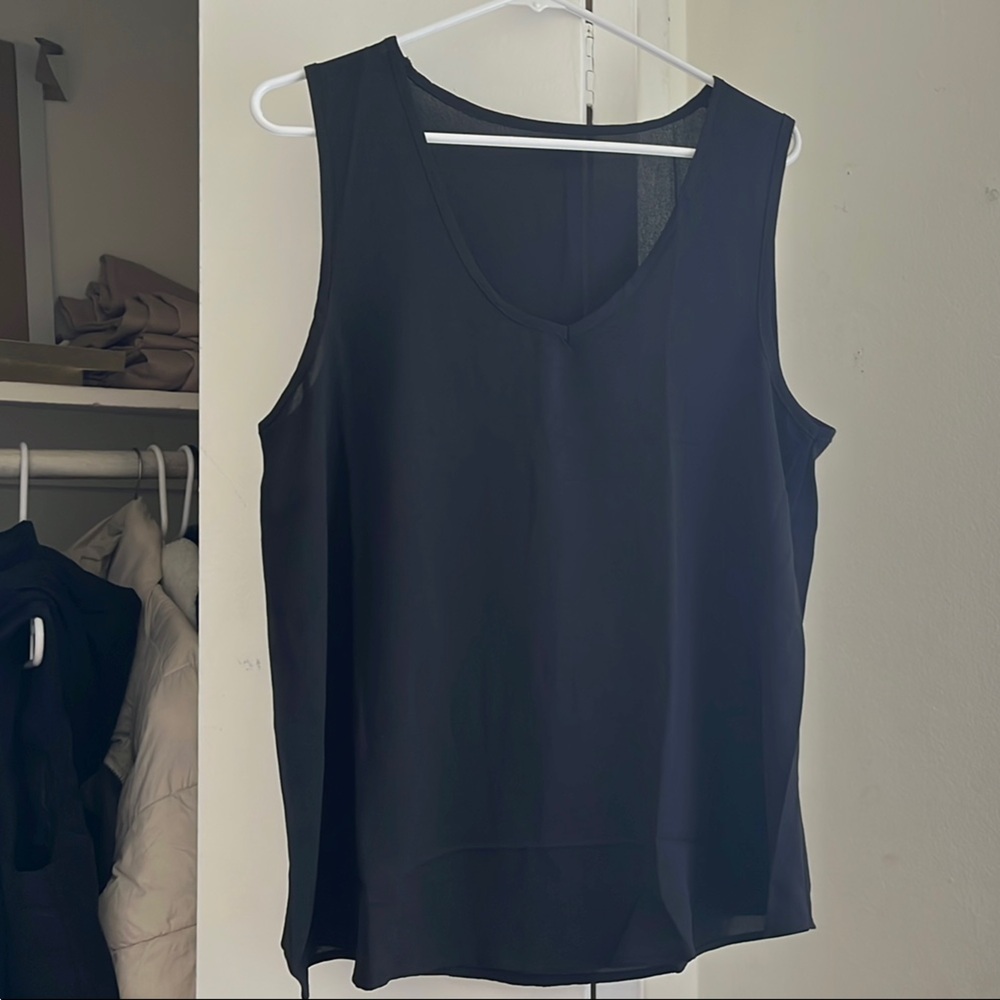 Elegant Black Sleeveless Top
